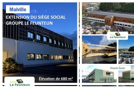 Extension du siège social du Groupe LE FEUNTEUN