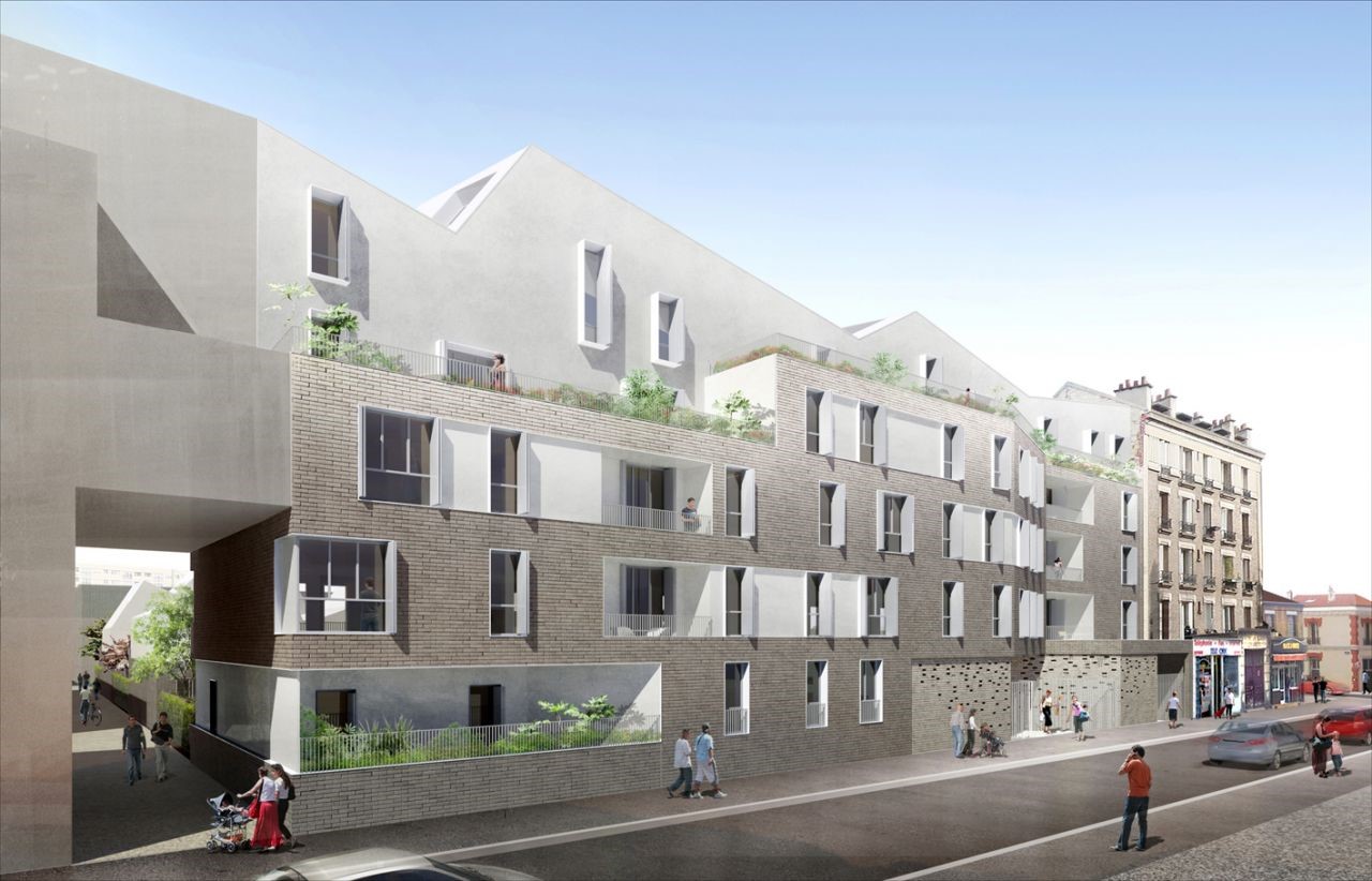 Réalisation logements collectifs et maison à Aubervilliers