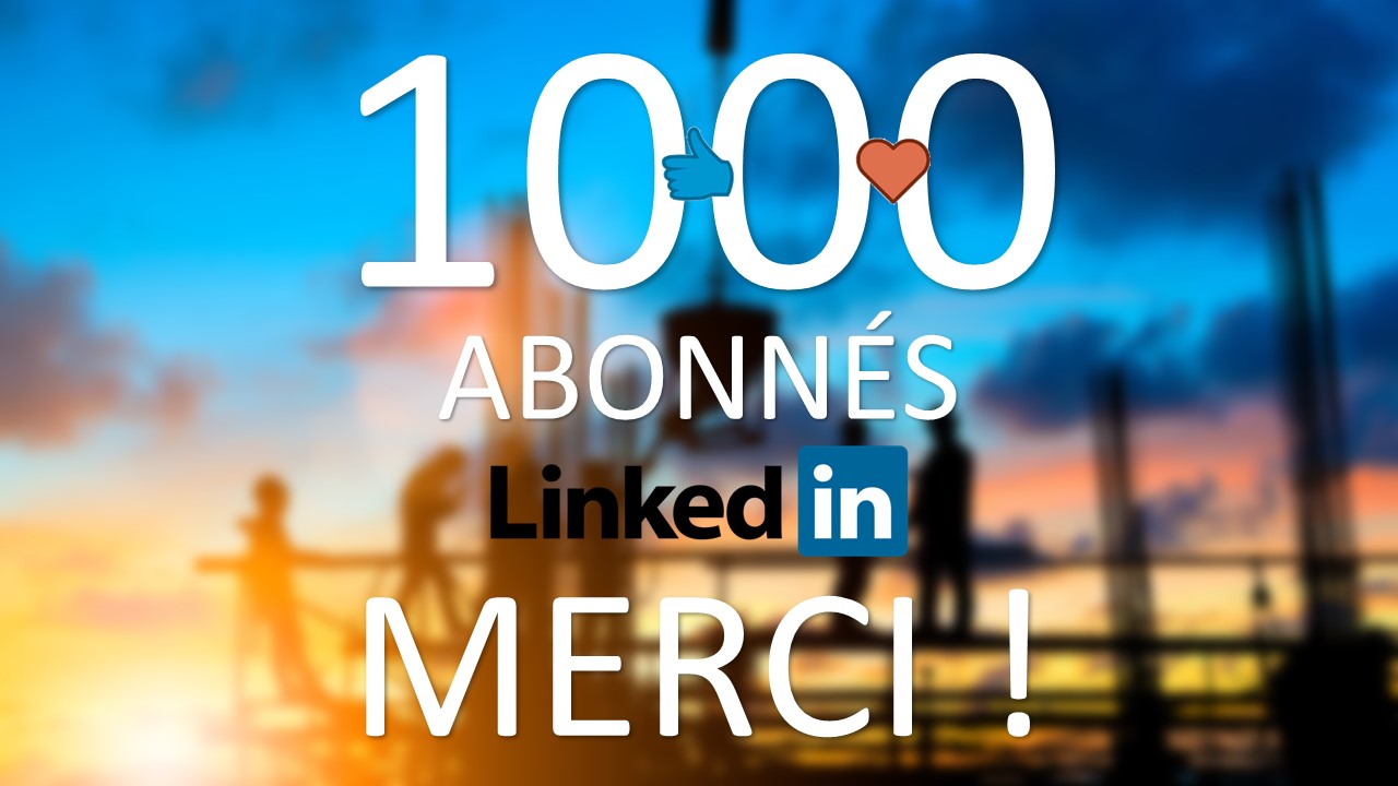 1000 abonnés !